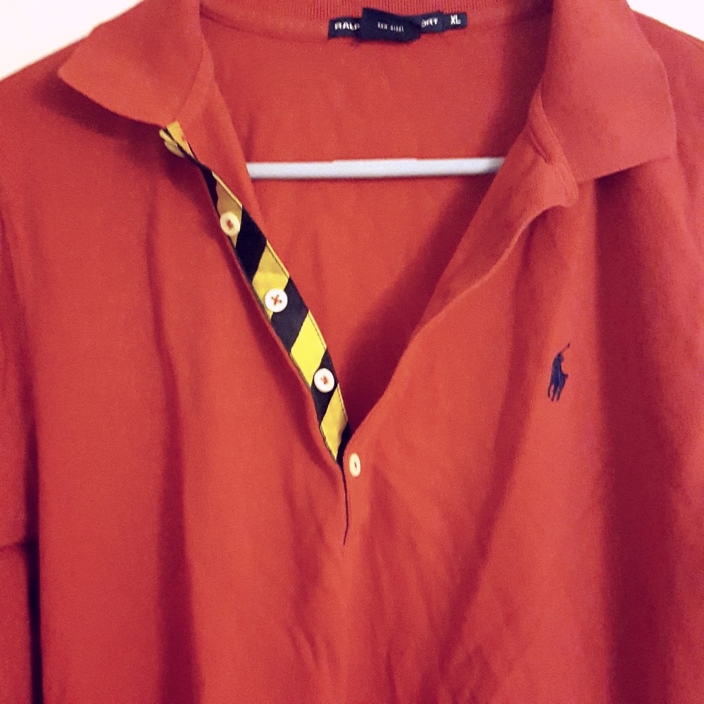 Ralph Lauren Sport Rugby Shirt Long Sleeve Red